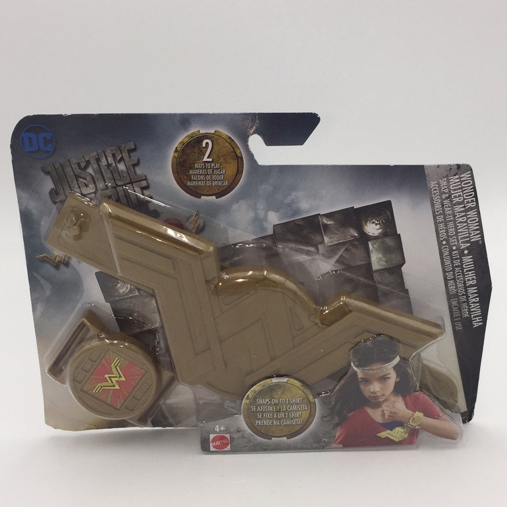 DC Justice League Wonder Woman Snap & Wear-It Hero Set Mattel New in Package